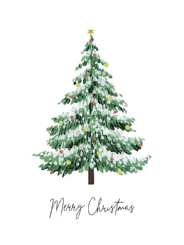 Kristine Hegre 30 x 40 in. Open Giclee Canvas:"Festive Cheer - Tree"