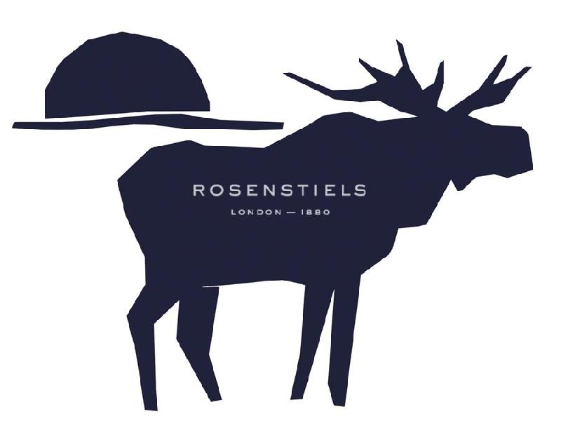 Kristine Hegre 40 x 30 in. Open Giclee Canvas:"Papercut Friends - Moose"