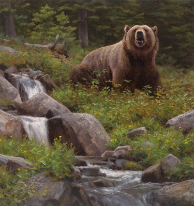 Kyle Sims Handsigned and Numbered Limited Edition Giclee: "Huckleberry Heaven"