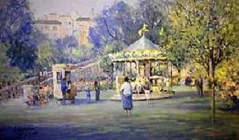 L. Gordon Signed And Numbered Print: "Sunny Afternoon" L. Gordon Signed And Numbered Print: "Sunny Afternoon"