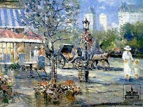 L. Gordon Signed And Numbered Print: "Uptown Outing" L. Gordon Signed And Numbered Print: "Uptown Outing"