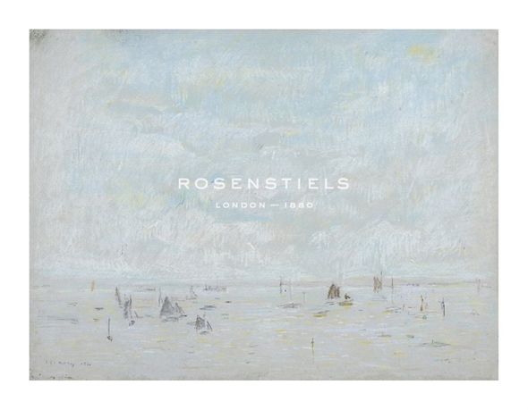 L.S. Lowry Hand Numbered Limited Edition Print on Paper :"Yachts, 1920"