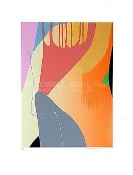 Lamar Briggs Limited Edition Serigraph on Paper:"Shell Song I"