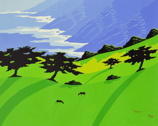 Larissa Holt Limited Edition Giclée on Canvas: "Hills of Fortune"