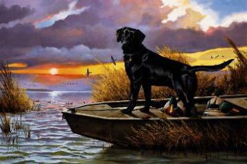 LARRY CHANDLER 15X22 Secondary Market Art: "BASIC BLACK"