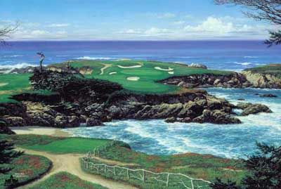 LARRY DYKE 11X18 Secondary Market Art: "OCEAN CHALLENGE"