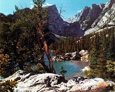 LARRY DYKE 18X23 Secondary Market Art: "PSALMS 90:2"