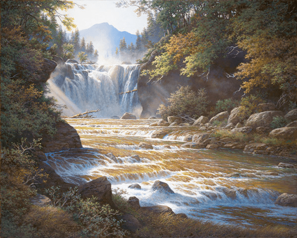Larry Dyke Hand Signed and Numbered Limited Edition Giclee:"Vapors"
