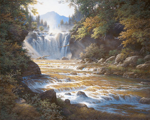 Larry Dyke Hand Signed and Numbered Limited Edition Giclee:"Vapors"