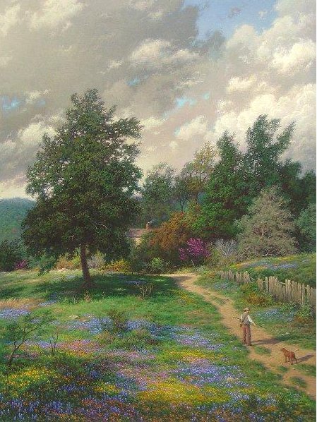 Larry Dyke Handsigned and Numbered Limited Edition : "Coming Home "