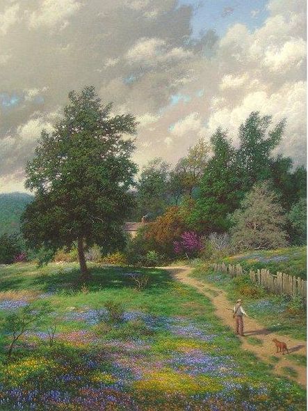 Larry Dyke Handsigned and Numbered Limited Edition : "Coming Home "