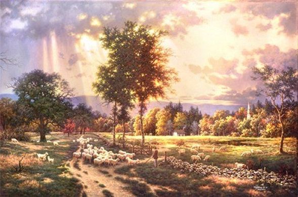 Larry Dyke Signed and Numbered Limited Edition Canvas:"Safe Haven"