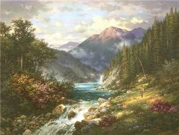 Larry Dyke Handsigned Limited Edition Print:"The Fisherman "