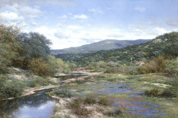 Larry Dyke Handsigned & Numbered Limited Canvas Giclee:"Lazy Afternoon"