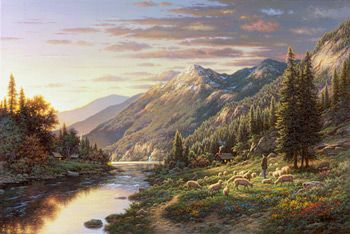 Larry Dyke Open Edition Canvas Print "The Way Home"