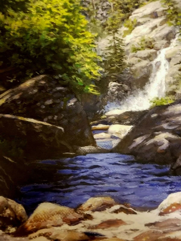 Larry Dyke Signed and Numbered Limited Edition Lithograph: "Abundant Waters" Larry Dyke Signed and Numbered Limited Edition Lithograph: "Abundant Waters"