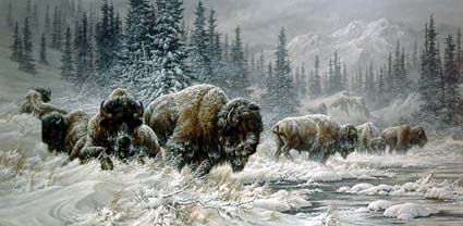 LARRY FANNING 16X32 Secondary Market Art: "FRONT RANGE STORM"