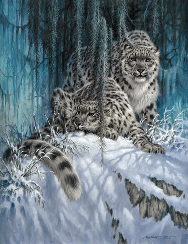 Larry Fanning (1938-2014) Limited Edition Artist Proof Giclée on Canvas: "Ghosts In The Moonlight" Larry Fanning (1938-2014) Limited Edition Artist Proof Giclée on Canvas: "Ghosts In The Moonlight"