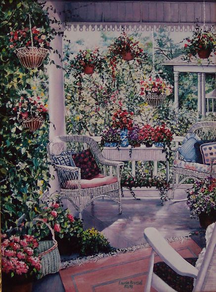 Laurie Brussel Limited Edition Giclee on Paper: "Pastel Pleasures on Paper"