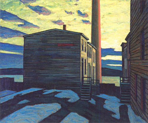 Lawren Harris Open Edition Giclee on Paper Print:" Elevator Court - Halifax "