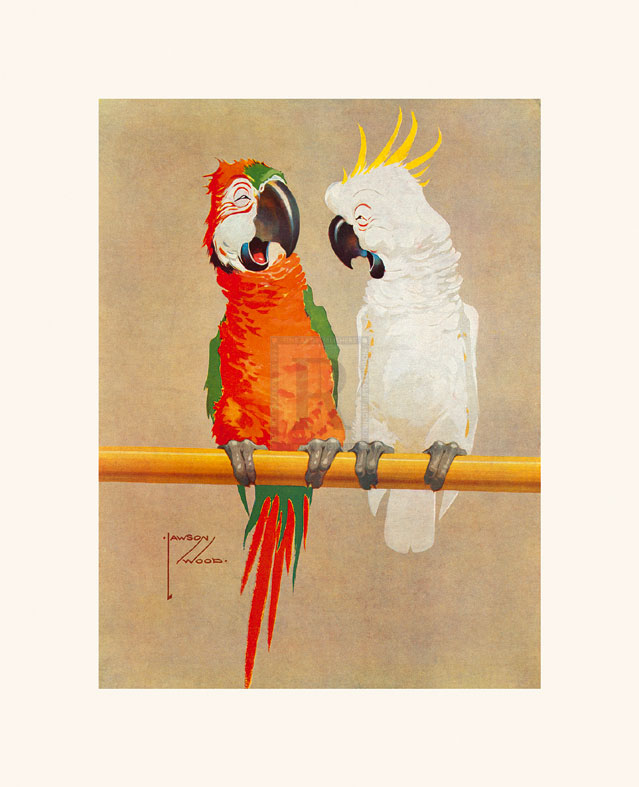 Lawson Wood Hand Numbered Limited Edition Print on Paper :"And My Wife said it was Vulgar...!"