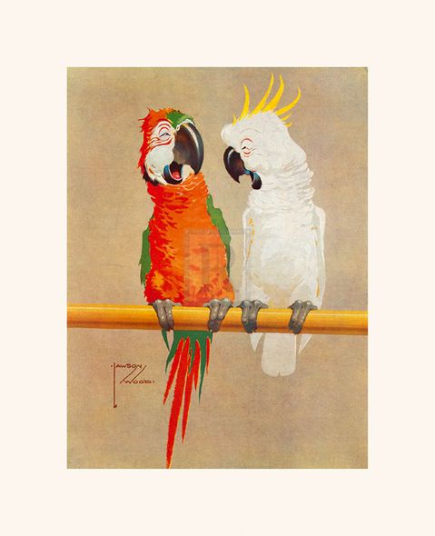 Lawson Wood Hand Numbered Limited Edition Print on Paper :"And My Wife said it was Vulgar...!"