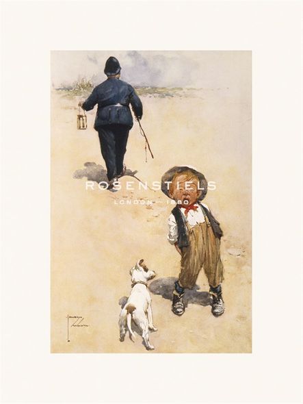 Lawson Wood Hand Numbered Limited Edition Print on Paper :"Collared and Cuffed"