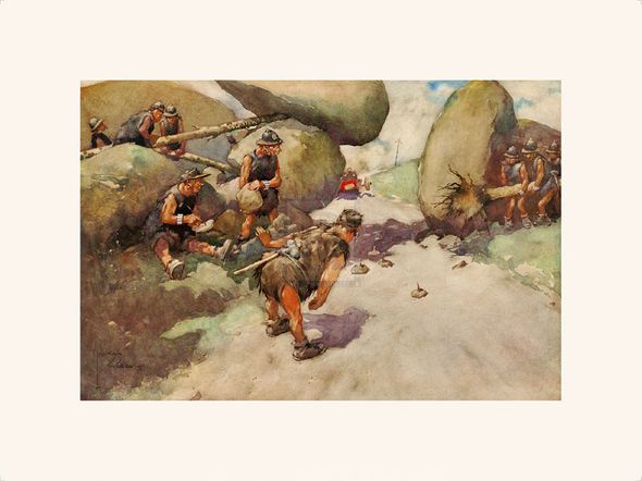 Lawson Wood Hand Numbered Limited Edition Print on Paper :"First Police Trap"