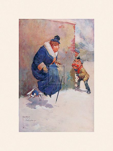 Lawson Wood Hand Numbered Limited Edition Print on Paper :"He's Got my Kite!"