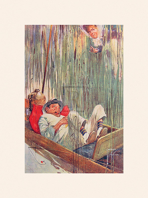 Lawson Wood Hand Numbered Limited Edition Print on Paper :"Moses in the Bullrushes"