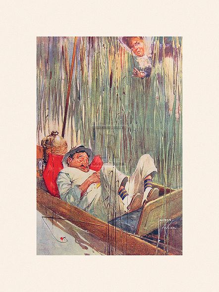 Lawson Wood Hand Numbered Limited Edition Print on Paper :"Moses in the Bullrushes"