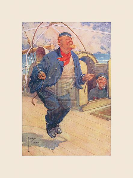 Lawson Wood Hand Numbered Limited Edition Print on Paper :"The Skipper"