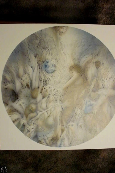 Lee Bogle Artist Hand Colored Limited Edition  Lithograph: "In The Begining"