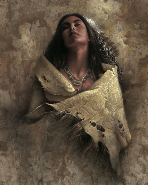Lee Bogle Handsigned and Numbered Limited Edition Giclee on Canvas: "At Peace"