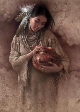 Lee Bogle Handsigned & Numbered Limited Edition Canvas Giclee:"The Red Pot"