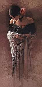 Lee Bogle Handsigned & Numbered Limited Edition Enhanced Canvas Giclee:"The Rose"