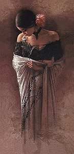 Lee Bogle Handsigned & Numbered Limited Edition Enhanced Canvas Giclee:"The Rose"