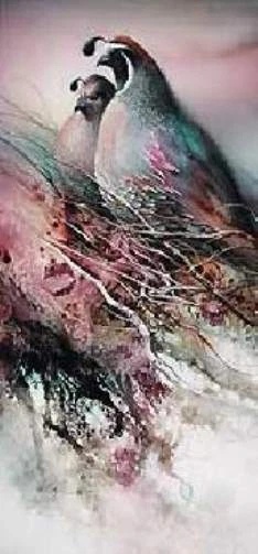 Lee Bogle Signed and Numbered Limited Edition Lithograph: "Quail"