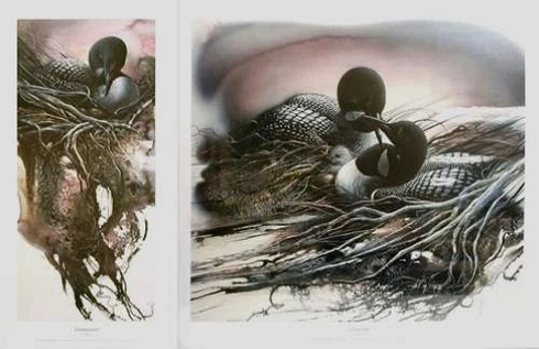 Lee Bogle Signed and Numbered Limited Edition Lithograph Set: "Commitment #1 and #2" Lee Bogle Signed and Numbered Limited Edition Lithograph Set: "Commitment #1 and #2"