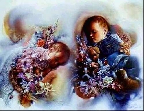 Lee Bogle Signed and Numbered Limited Edition Lithograph: "Sugar And Spice"