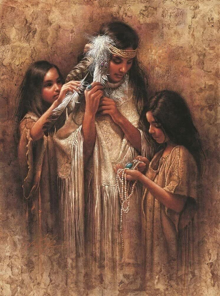 Lee Bogle Signed and Numbered Limited Edition Lithograph: "The Bridal Shower"
