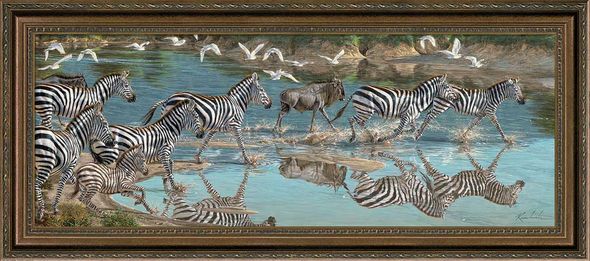 Lee Kromschroeder Framed Limited Edition Canvas: "May You be in Kenya Before"