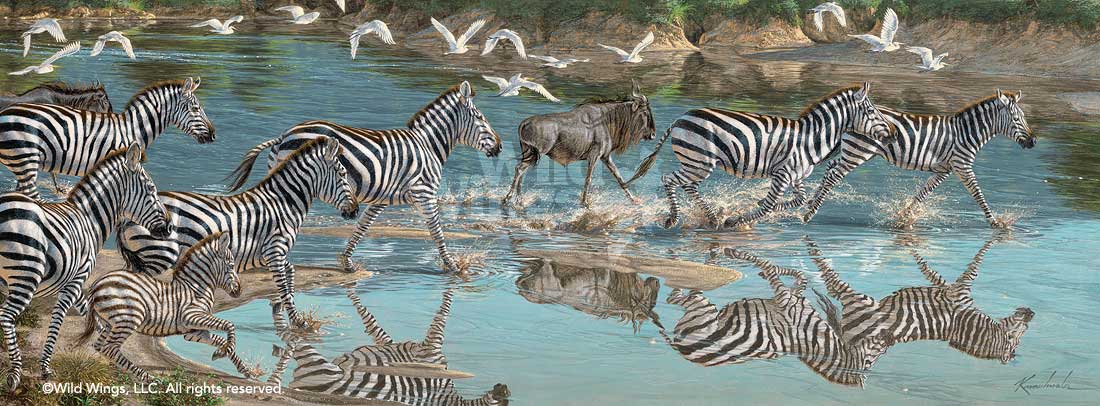 Lee Kromschroeder Hand Signed and Numbered Limited Edition Canvas Giclee: "May You be in Kenya Before..."
