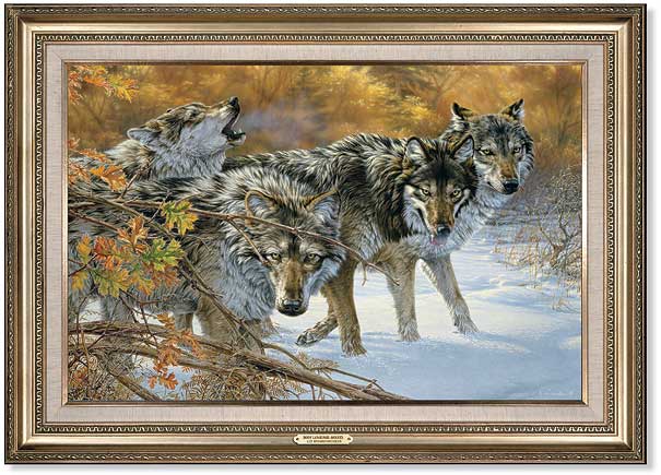 Lee Kromschroeder 32x44 Hand signed Limited Edition Oversized Framed Canvas:"Body Language"