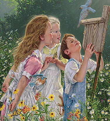 Lee Kromschroeder Handsigned & Numbered Limited Edition Print:" The Peeping Toms" | Out of Stock