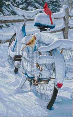 Lee Kromschroeder Limited Edition Print: "Bicycle Built for Two"