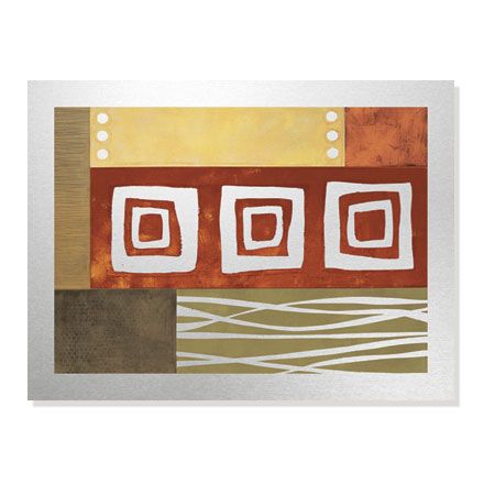Leigh Jordan Limited Edition Ready to Hang Giclee on Brushed Aluminum: "Canyon Dance I"