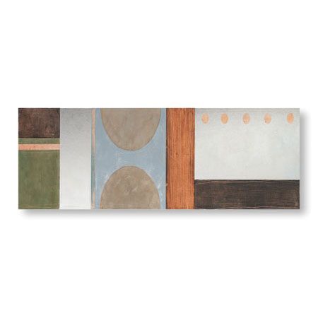 Leigh Jordan Limited Edition Ready to Hang Giclee on Brushed Aluminum: "Contemporary Life III"