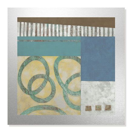 Leigh Jordan Limited Edition Ready to Hang Giclee on Brushed Aluminum: "Hills of Sky I"