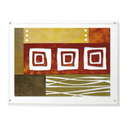 Leigh Jordan Limited Edition Ready to Hang Giclee on Clear Acrylic: "Canyon Dance I"